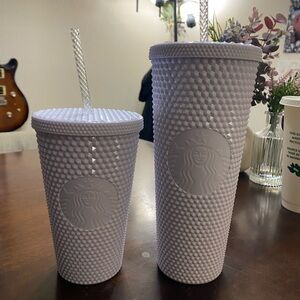 Starbucks Studded Tumbler Set in White